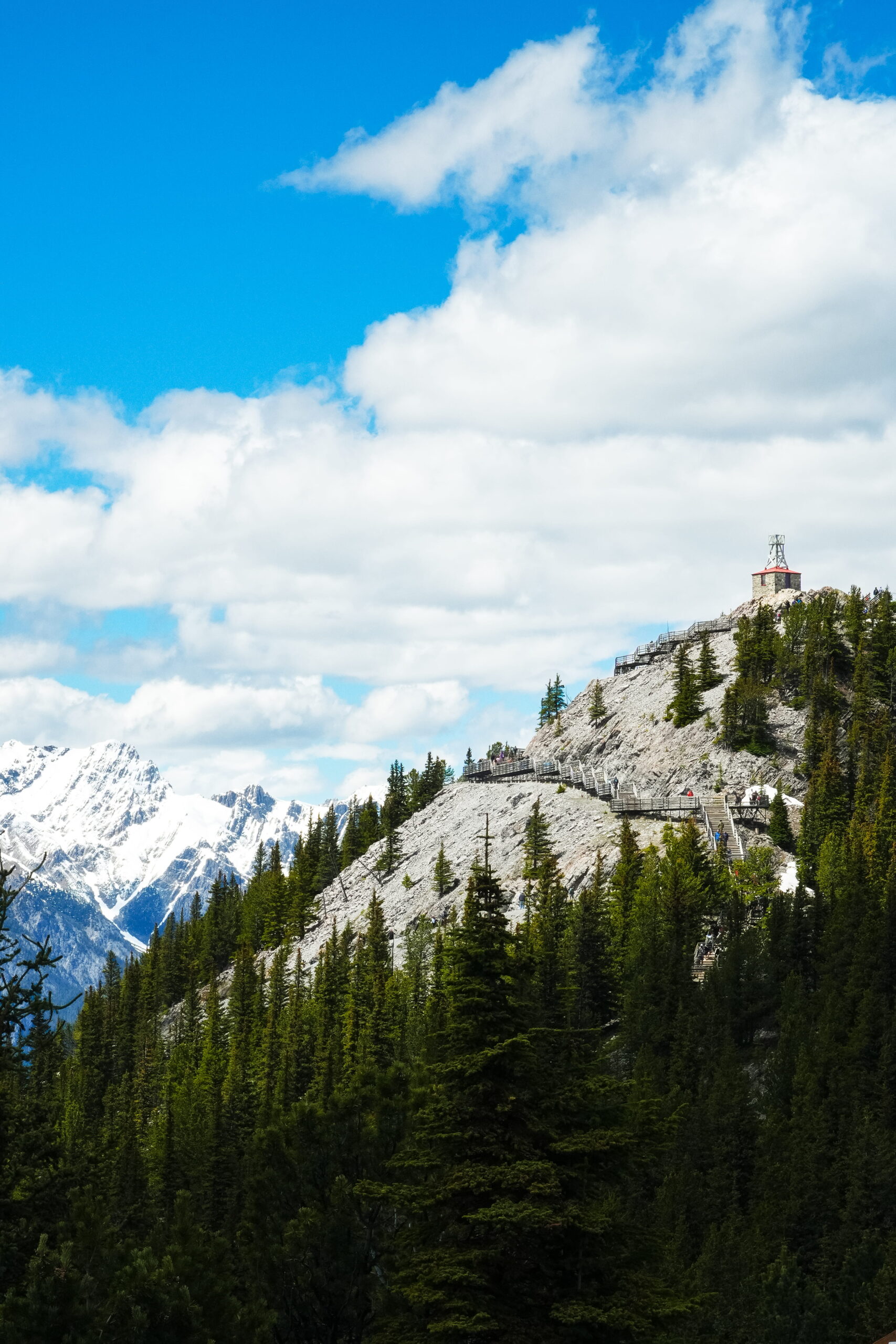 Sanson's peak on Sulphur mountain in Banff