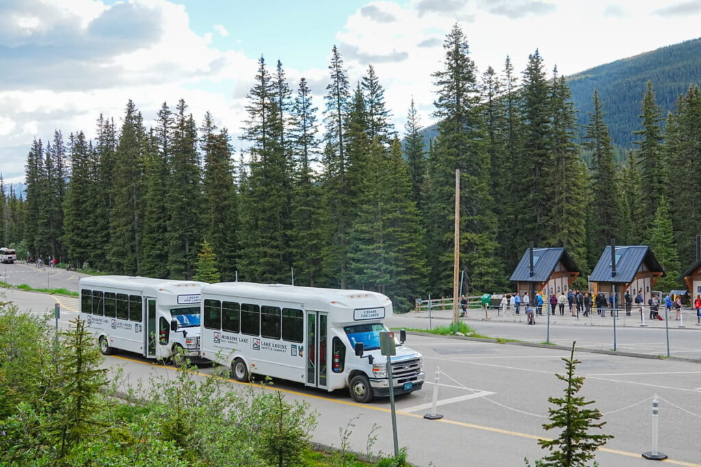 Moraine Lake Parking Lot