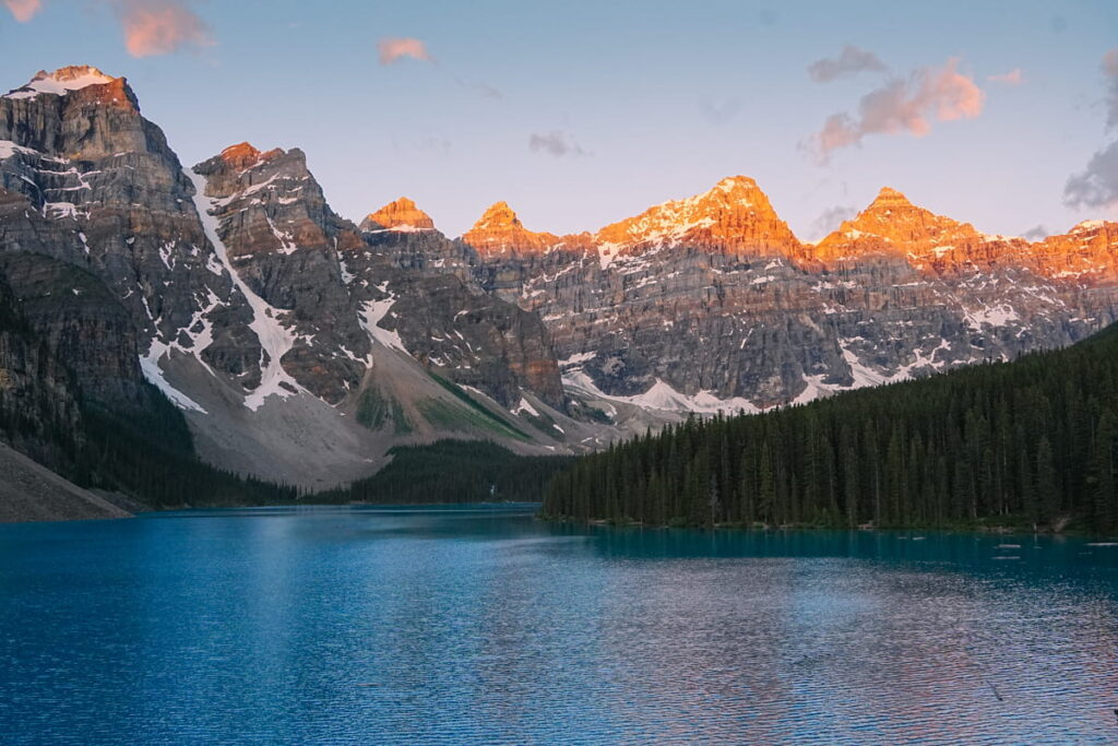Moraine Lake sunrise
